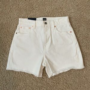 GAP HIGH RISE 4” DENIM SHORTS